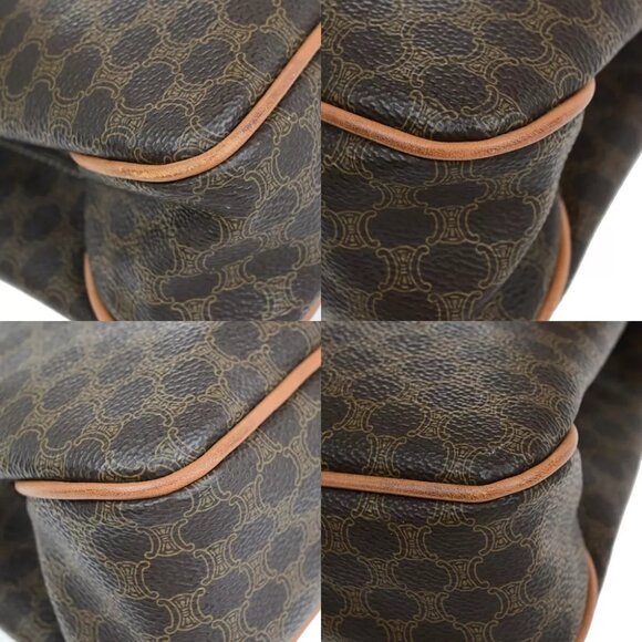 authenticity guaranteed CELINE Logo Macadam 2Way Shoulder Hand Bag - Picture 10 of 16